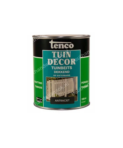 Tuindecor antraciet dekkend mat 1,0 liter