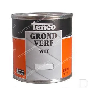 Tencoverf wit mat 0,25 liter