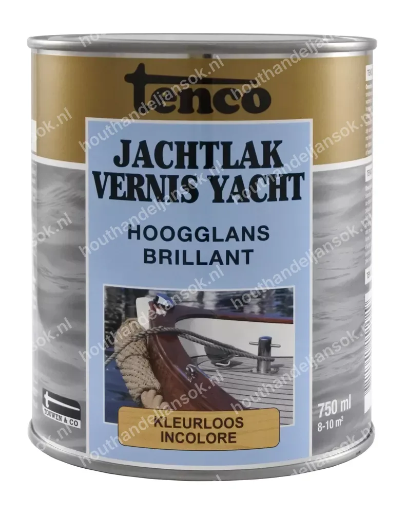 Yacht varnish clear transparent high gloss 0.75 litre