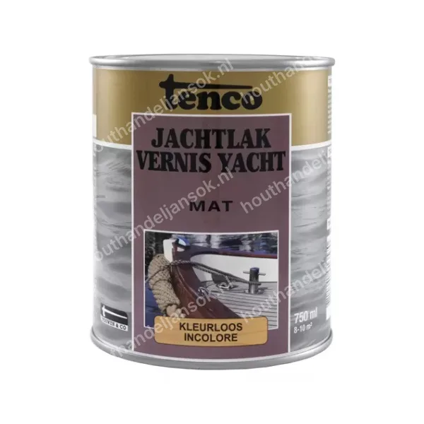 Yacht varnish clear transparent matt 0.75 litre
