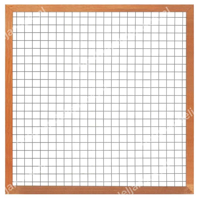 Hot-Dip Galvanized Mesh Screen with Hardwood Frame H180 x W180 cm