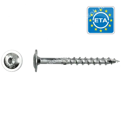 6,00x50mm flenskopschroef (100 stuks)