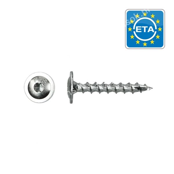8,00x40mm flenskopschroef (50 stuks)