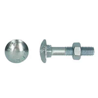 M12x100 slotbout inclusief moeren (50 stuks)