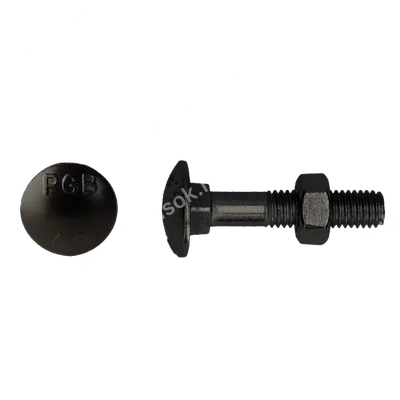 M6x40 slotbout inclusief moeren (200 stuks)