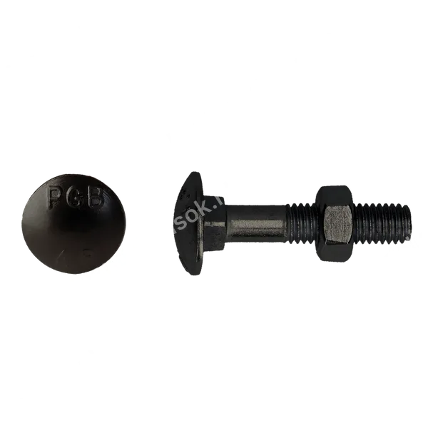 M6x40 slotbout inclusief moeren (200 stuks)