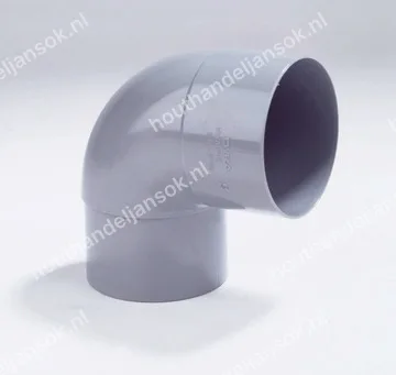 PVC bocht 87,5 graden Ø70 mof/spie