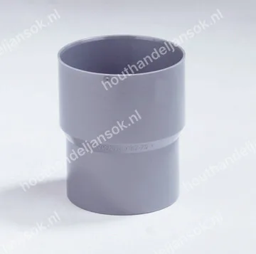 PVC verloopring excentrisch Ø80 x Ø75 spie/mof