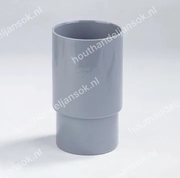PVC verlengde mof Ø80 mof/spie