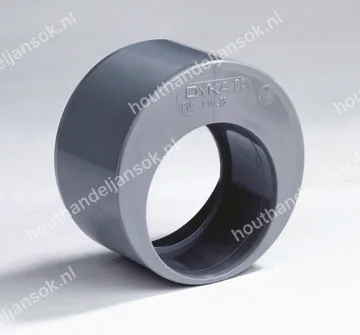 PVC verloopring excentrisch Ø110 x Ø40 spie/mof