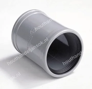 PVC steekmof Ø125 SN4 2x rubberring