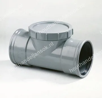 PVC ontstoppingsstuk Ø125 rubberring