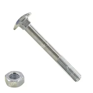 M10x50 slotbout inclusief moeren (100 stuks)