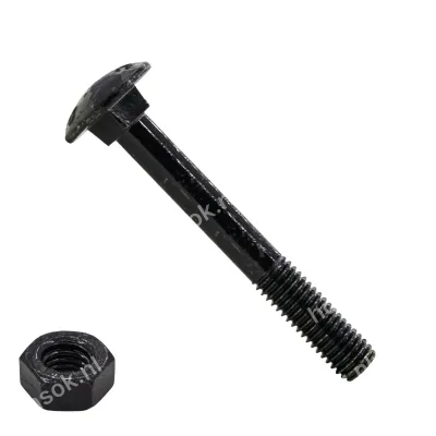 M8x40 slotbout inclusief moeren (200 stuks)
