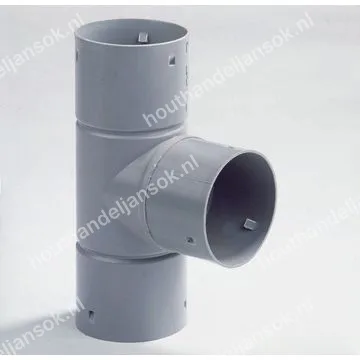 PVC drain T-stuk Ø80