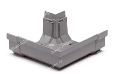 PVC bakgoot binnenhoek 95mm