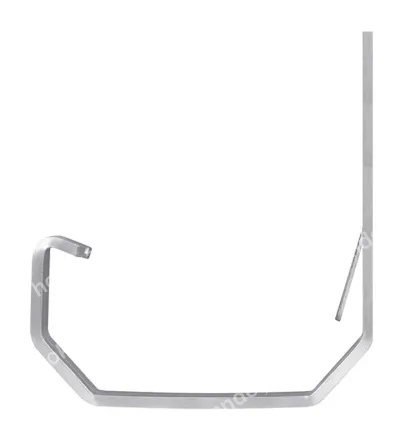 Aluminium bakgootbeugel-2 95mm