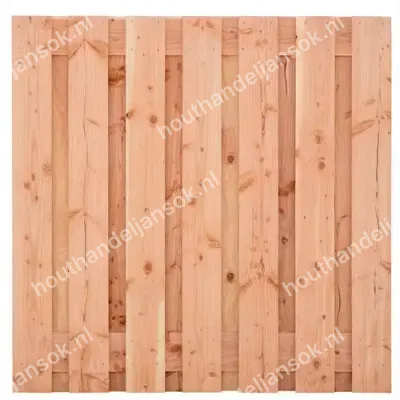 15-planks Douglas Tuinscherm (180x180cm)